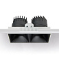 ART-SQF-180x2 LED светильник встраиваемый безрамочный полуповоротный Downlight   -  Встраиваемые светильники 